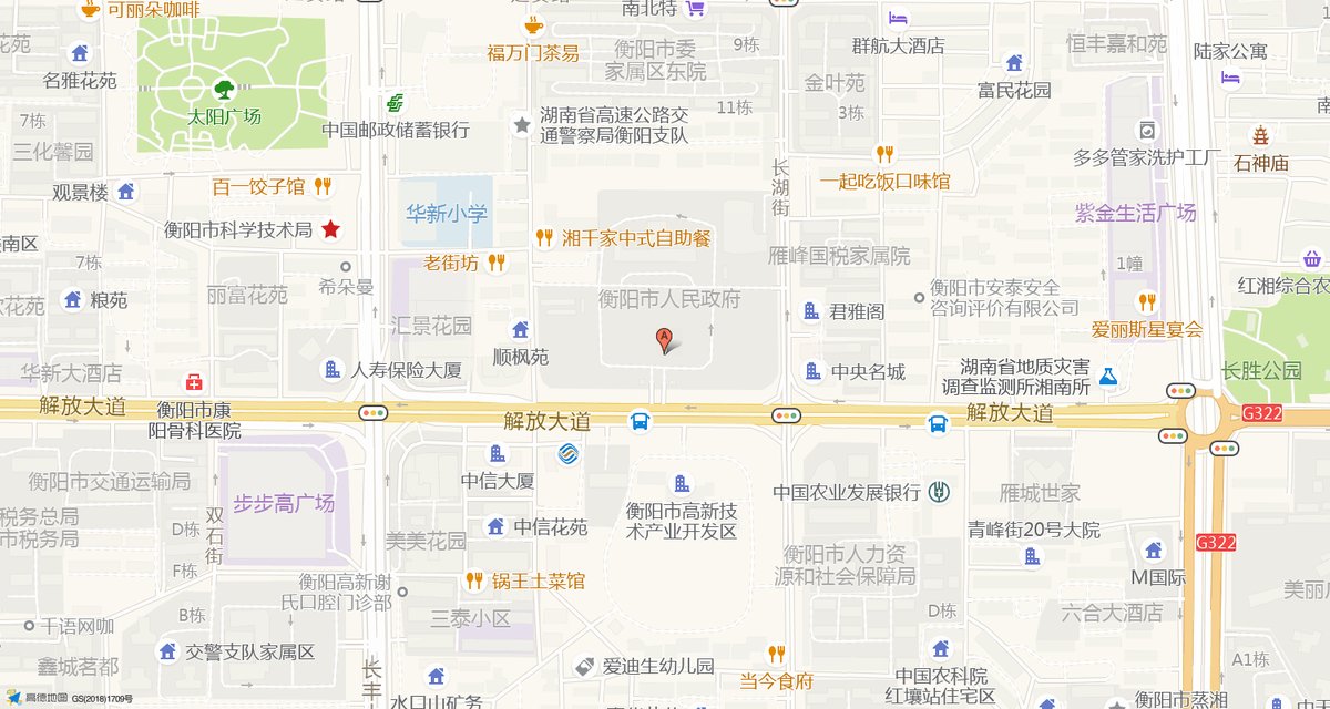 衡阳微众网络科技位置地图 - 湖南省衡阳市高新区芙蓉路58号愉景南苑